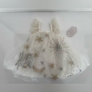 Luna Luna Unicorn and Stars Embroidered Dress